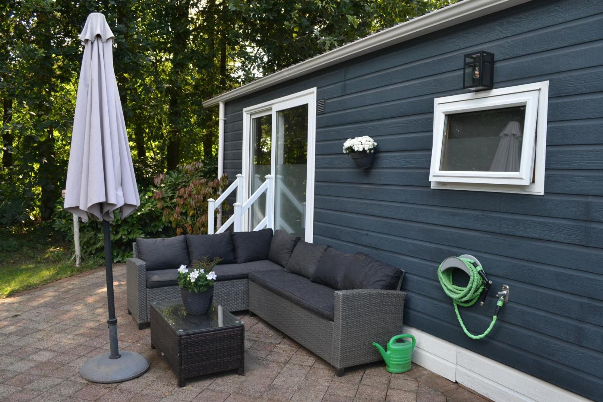 Modern Chalet In De Bossen Van De Veluwe Epe Extérieur photo